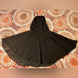 Silence + Noise Black Backless Dress Size 0